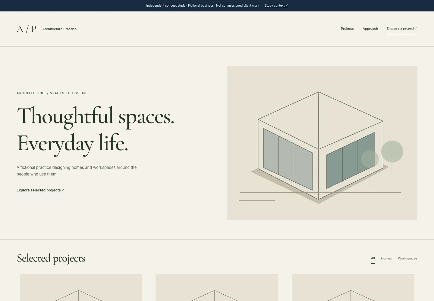 An architecture practice, made easier to understand